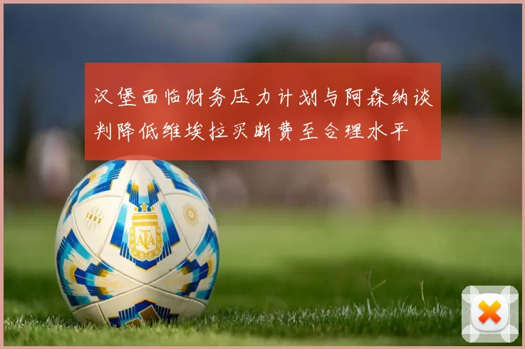 汉堡面临财务压力计划与阿森纳谈判降低维埃拉买断费至合理水平